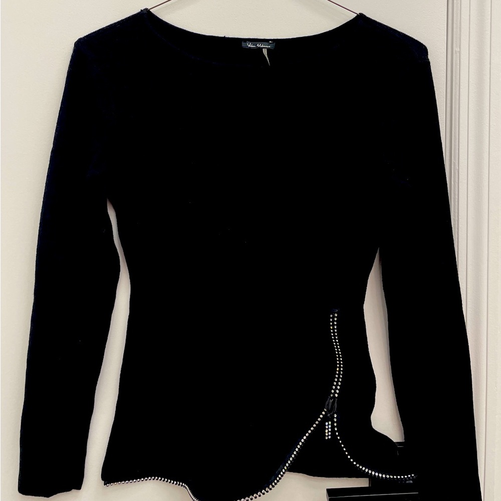Rich black beautiful sweater